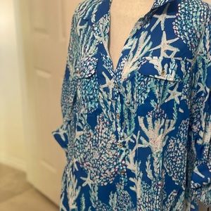 Lilly Pulitzer beach coverup